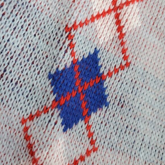 Vintage 80s SEARS Pastel Blue Button Down Toddler Cardigan Sweater  Size 12M - Picture 4 of 4